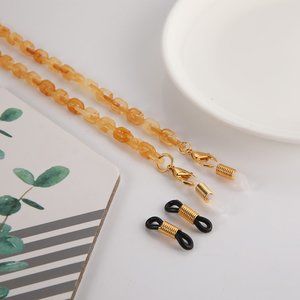 Sunglasses Holder & Mask Chain Orange